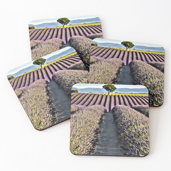 Item preview, Lavender fields in provence digital art designed and sold by pietrofoto.