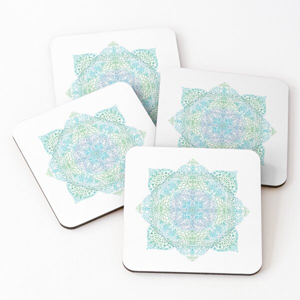 Item preview, Blue symbolic mandala designed and sold by DomaDoma.