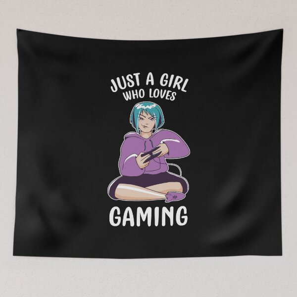 Item preview, Just A Girl Who Loves Gaming designed and sold by OnepixArt.