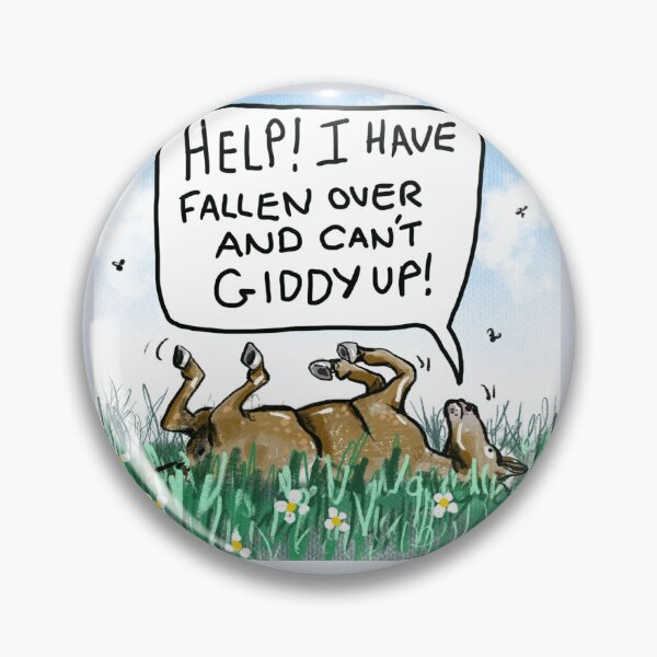 Item preview, Giddy Up Horse: daily doodle design designed and sold by Hannah's  Doodles.