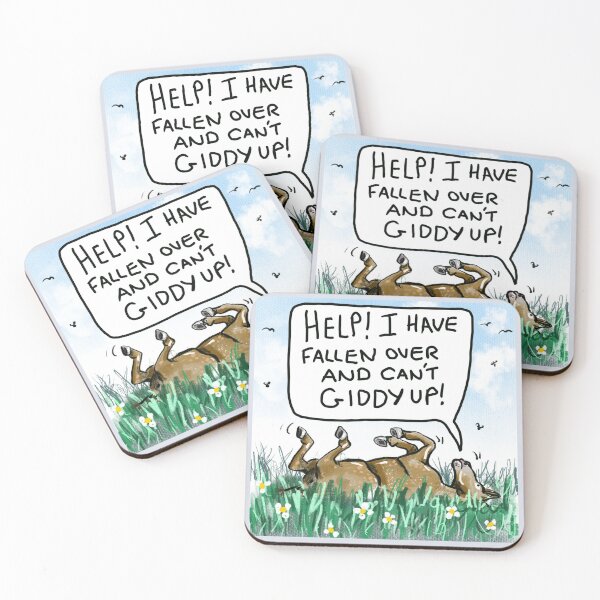Item preview, Giddy Up Horse: daily doodle design designed and sold by Hannah's  Doodles.