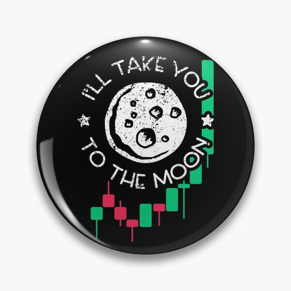 Artikelvorschau, Bitcoin und Krypto zum Mond entworfen und verkauft von TeeTimeShirts.