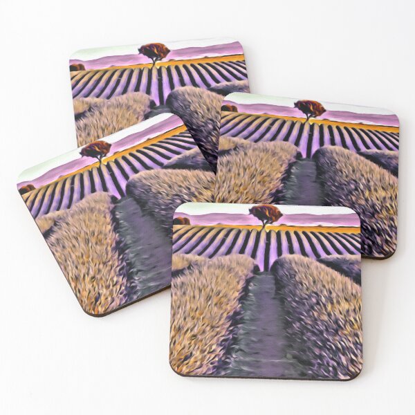 Item preview, Lavender fields in Provence digital art designed and sold by pietrofoto.