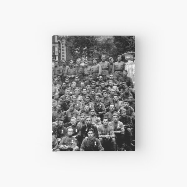 WWII soldiers Hardcover Journal