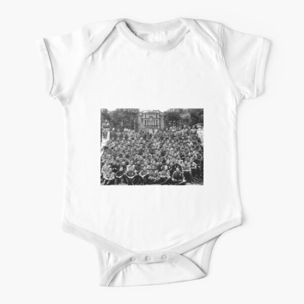WWII soldiers Short Sleeve Baby One-Piece