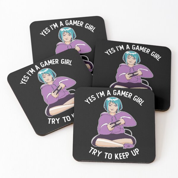 Item preview, Yes I'm Gamer Girl Try To Keep Up designed and sold by OnepixArt.
