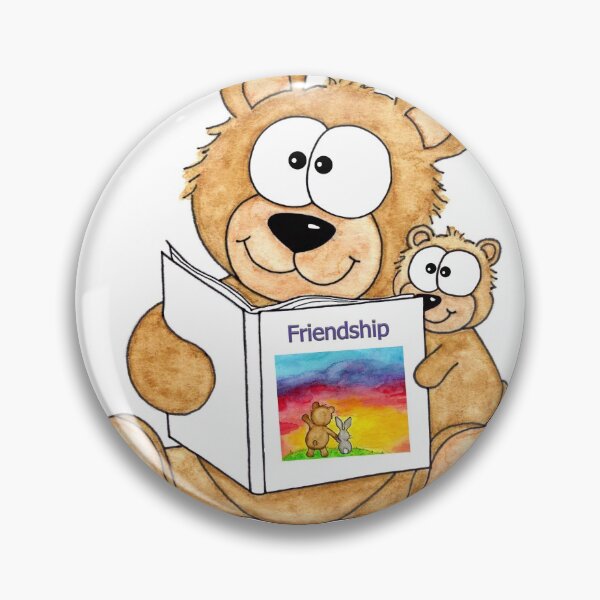 Item preview, Cute Bear Reading A Friendship Book To Adorable Little Bear designed and sold by Belknap.