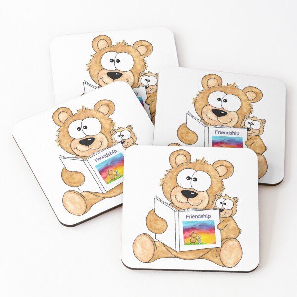 Item preview, Cute Bear Reading A Friendship Book To Adorable Little Bear designed and sold by Belknap.