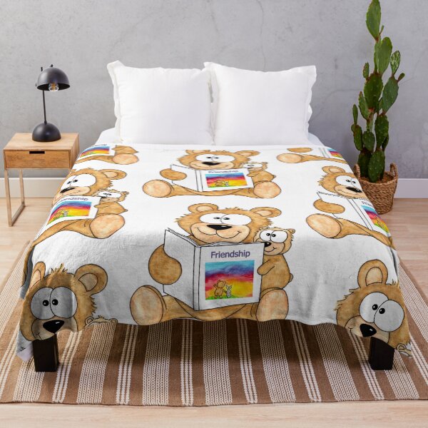 Item preview, Cute Bear Reading A Friendship Book To Adorable Little Bear designed and sold by Belknap.