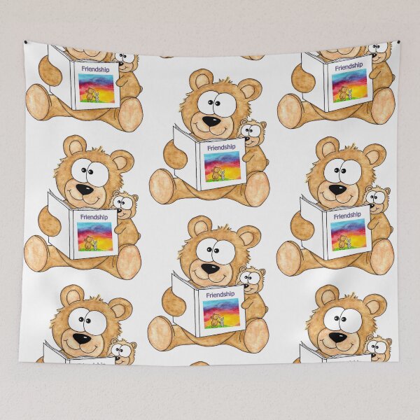 Item preview, Cute Bear Reading A Friendship Book To Adorable Little Bear designed and sold by Belknap.