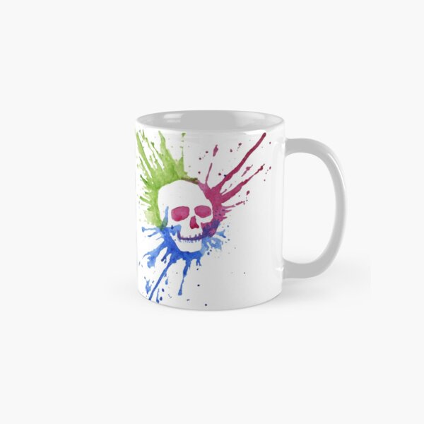 Splatter Skull Classic Mug
