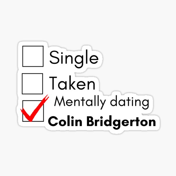 Aperçu de l'œuvre Rencontre mentale avec Colin Bridgerton créée et vendue par PopReset.