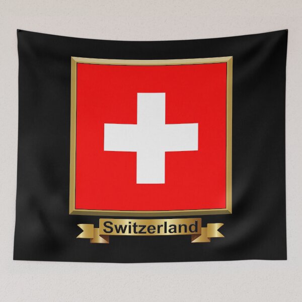 Item preview, Swiss National Flag Gifts, Masks, Stickers & Products (N) designed and sold by mpodger.