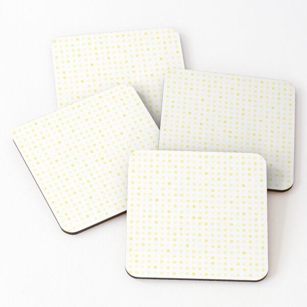Item preview, Yellow Dot Pattern - White designed and sold by VvdVenDesign.