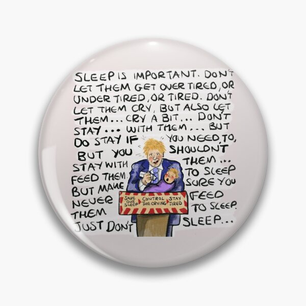 Item preview, Boris Lockdown Sleep Training: daily doodle design designed and sold by Hannah's  Doodles.