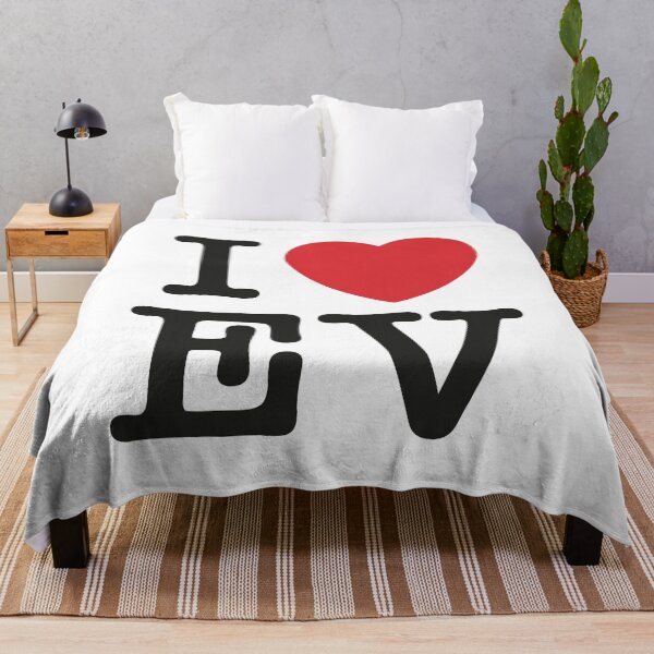 Item preview, I Love Electric Vehicles designed and sold by PetroleumSpirit.