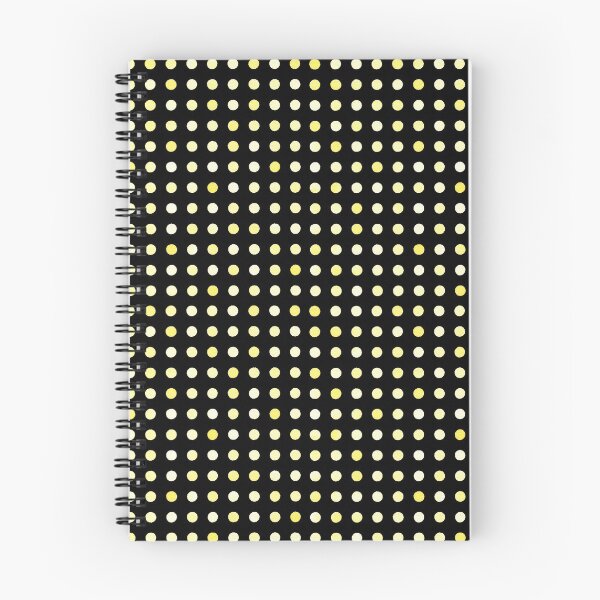 Item preview, Yellow Dot Pattern - Black designed and sold by VvdVenDesign.