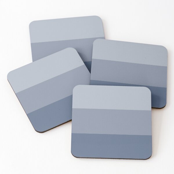 Item preview, Gray blue Striped Ombre designed and sold by ImagineKaye.