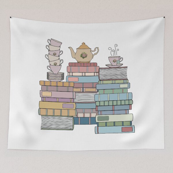 Item preview, Books And Tea designed and sold by TaraAnouk.