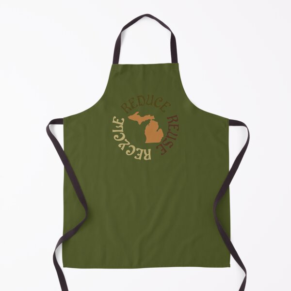 Item preview, Reduce, Reuse, and Recycle Michigan - Be Green, Be Happy, Be Respectful designed and sold by screaminggoat.