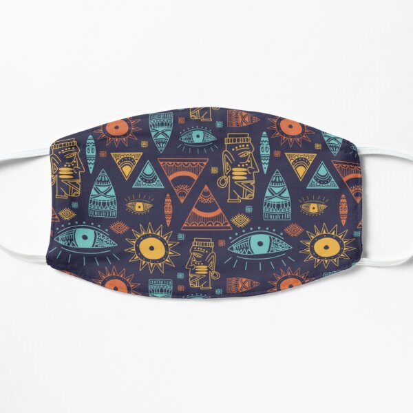 Trendy Maya Seamless Pattern Flat Mask