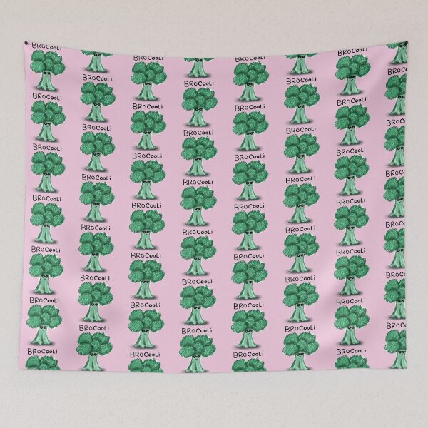 Item preview, Cool Broccoli: daily doodle design designed and sold by Hannah's  Doodles.
