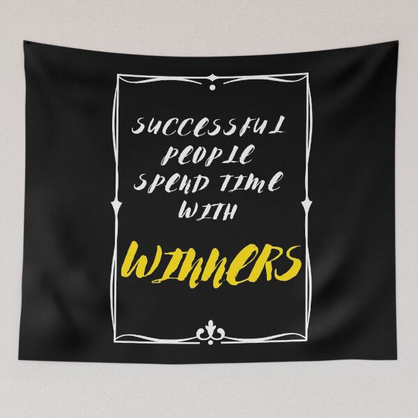 Item preview, SUCCESSFUL PEOPLE SPEND TIME WITH WINNERS designed and sold by EsmoozyDMaestro.