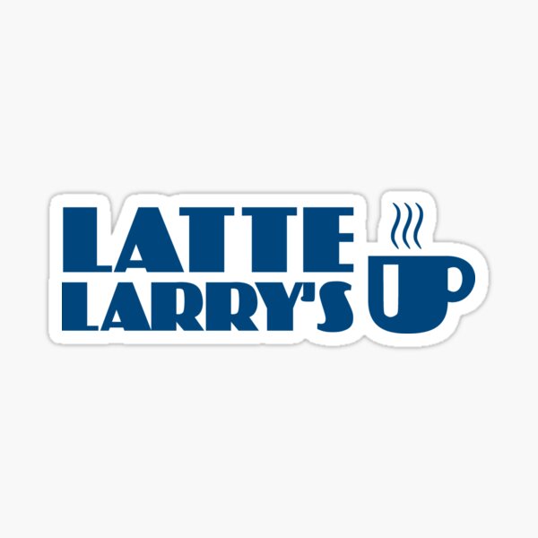 Curb Your Latte Larry's Classic - Professional Graphics Sticker