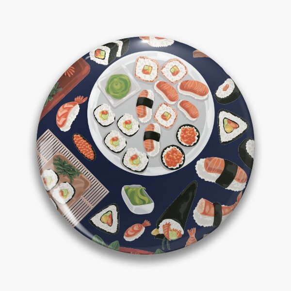 Item preview, Assorted Japanese Sushi Buffet Spread designed and sold by Alicia Chee.