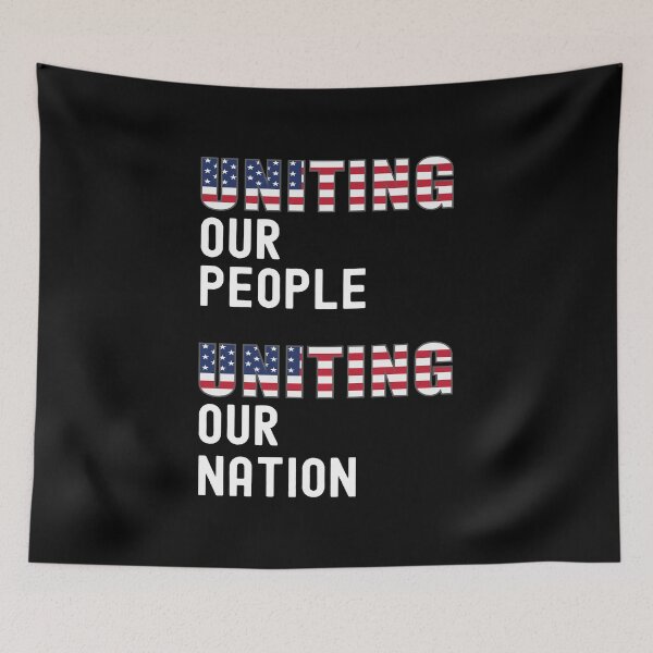 Item preview, Uniting our people, uniting our nation. Joe Biden Inauguration Day designed and sold by orangeblue21.