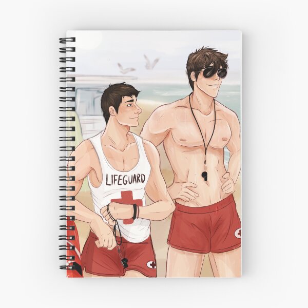 Item preview, Kiyoshi + Daichi - LifeGuard AU designed and sold by hansideburns.