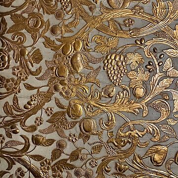 Artwork thumbnail, Gibson House Museum Japanese "Leather" Wallpaper (View 2) by TheGibsonHouse