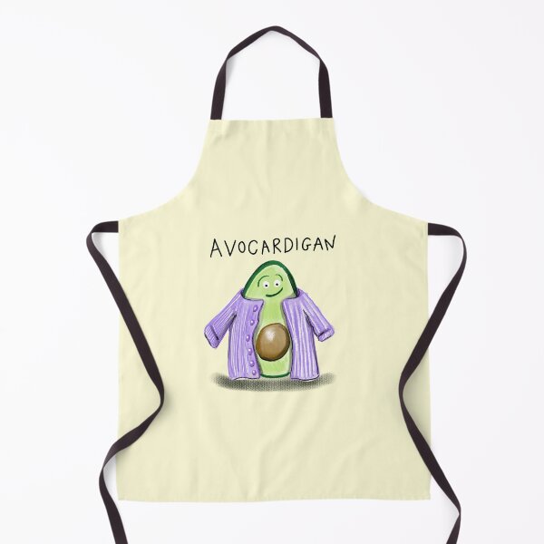 Item preview, Avocado Cardigan: daily doodle design designed and sold by Hannah's  Doodles.