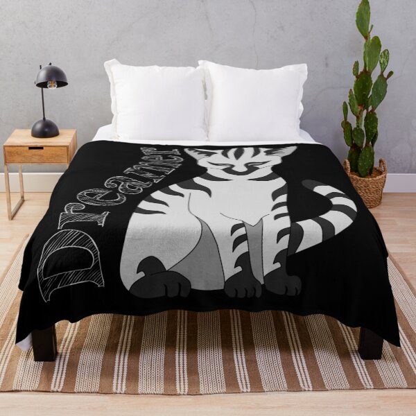 Item preview, Black and White Tiger Kitten Falling Asleep designed and sold by grounds.