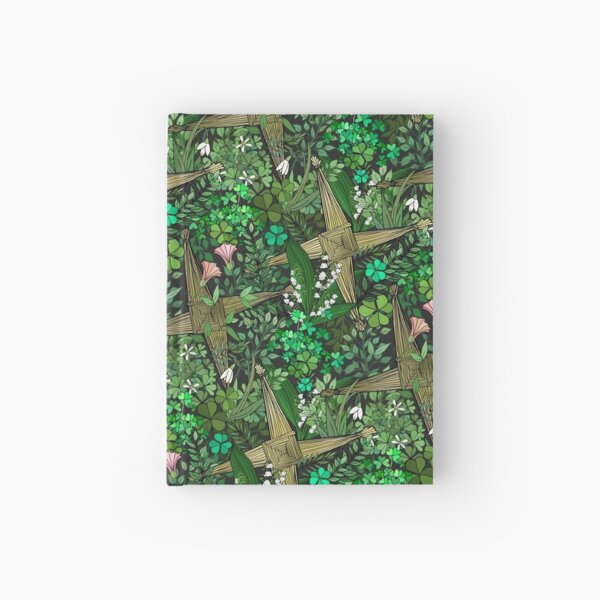 Saint Brigid's Cross in the Celtic Spring Hardcover Journal