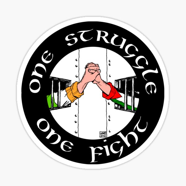 Ireland Palestine - One Struggle, One Fight Sticker