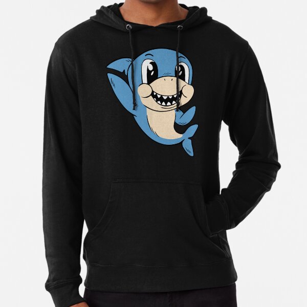 Cute Shark Hoodie Long Sleeve Cute Cartoon Animal Pullover