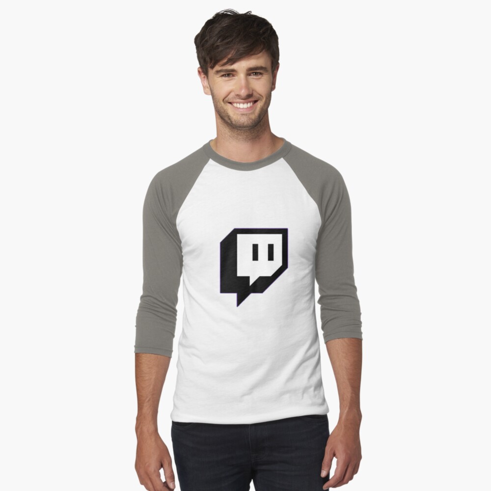 Twitch logo and back 01 t-shirt