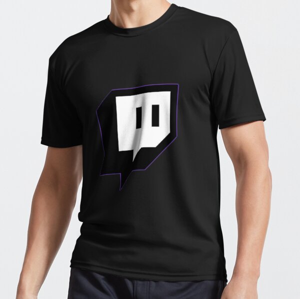 Twitch logo and back 01 t-shirt