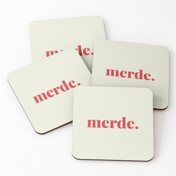 Item preview, Merde. Sh*t in French trendy quote designed and sold by Africanism.