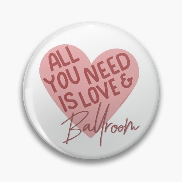 Item preview, Ballroom and love is all you need ❤️ designed and sold by DearBallroom.