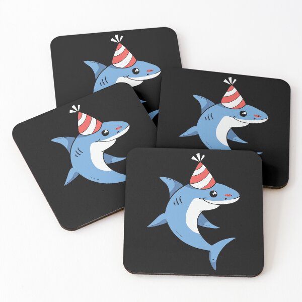Item preview, Cute Birthday Shark designed and sold by OnepixArt.
