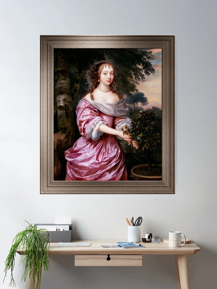 Portrait Of A Woman by Jan Mytens - Her Captivating Beauty 2 Portrait Of A Woman by Jan Mytens Old Masters Fine Art Reproduction Wall Decor Poster Art Print