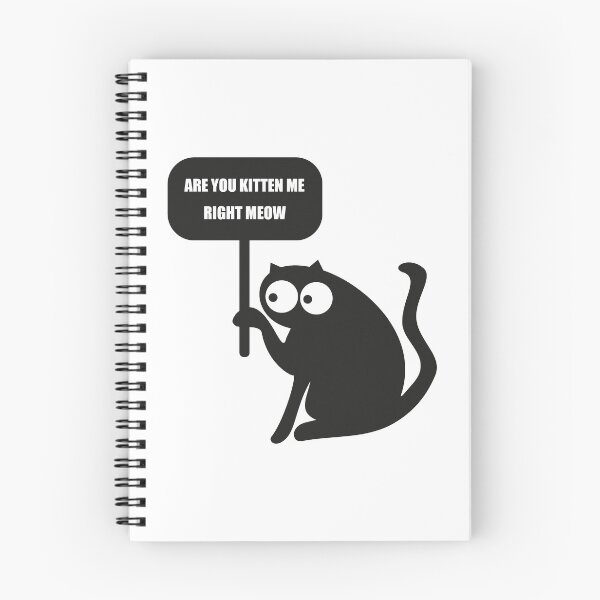 Aperçu de l'œuvre Es-tu moi chaton droit Meow créée et vendue par Designting.