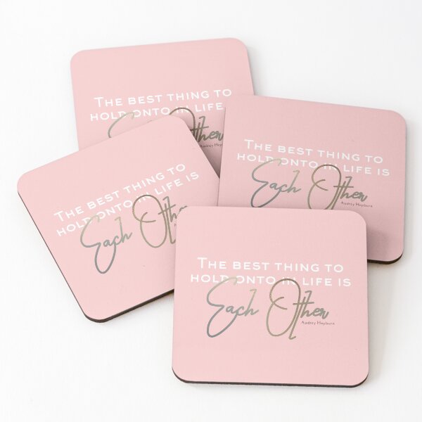 Item preview, The Best Thing to Hold onto in Life is Each Other - Love Quote designed and sold by Caroline Laursen.