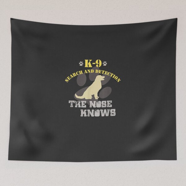 Item preview, K9 Detection Dog Golden Retriever Sniffer Tracking Security designed and sold by dianasandys9a.
