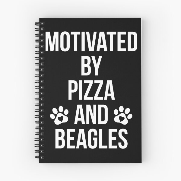 Artikelvorschau, motiviert von Pizza und Beagles - lustiger Beagles Merch entworfen und verkauft von RayanDesigns.