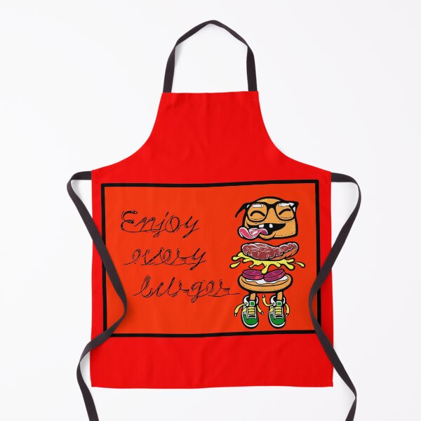Item preview, Enjoy every burger (red) designed and sold by Skloilustra.