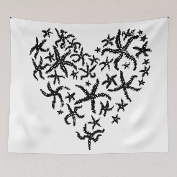 Item preview, Starfish Heart  designed and sold by AvaRayDoodles.