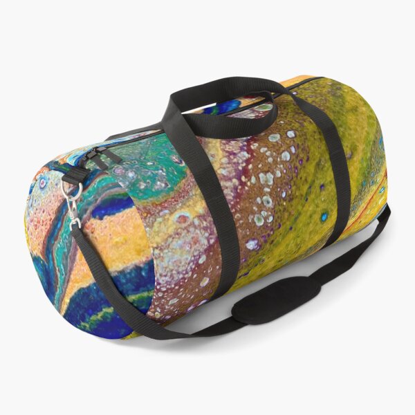 Item preview, Aerial view Colourful Fields - Abstract Pouring Art designed and sold by Artdianarada.